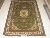 pure silk rectangler carpet 5X8 foot