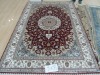 pure silk rectangler carpet 5X8 foot