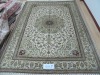 pure silk rectangler carpet 6X9 foot