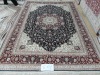 pure silk rectangler carpet 6X9 foot