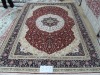 pure silk rectangler carpet 6X9 foot