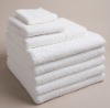 pure white luxury bath towel sets