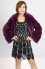 purple color mink coats
