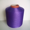 purple--covered spandex yarn