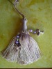 purple curtain tassel  /curtain tassel /polyester tassel /bead tassel