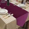 purple  polyester/cotton modern rectangle table runner
