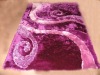 purple polyester shaggy carpet