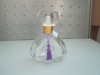 purple rayon tassel with pearl used in perfume bottle decoration