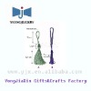 purple rayon tassel with pearl used in perfume bottle decoration