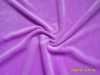purple velboa plush fabric/polyester fabric
