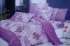 purple with small  printed skin bedding set(AX-TS-10)