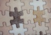 puzzles pattern  printed coral fleecefabric blanket