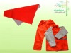 pvc coated with fluorescent raincoat fabric