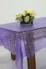 pvc crystal table cloth