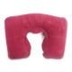 pvc inflatable flocked neck pillow