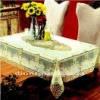 pvc lace table cloth size: 1.38m*20m and 50cm*20m