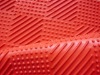 pvc red color floor mat