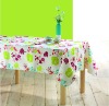 pvc table cloth with flannel