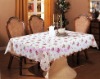 pvc tablecloth,vinyl tablecover,with non woven or flannel backing table runner,table linen,printed tablecloth,plastic tablecloth