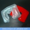 pvc travel inflatable beach pillow with air inside D-IP027