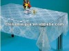pvc trsnsparent, waterproof table cloth