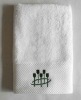 quality dobby embroidery terry face towel