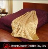 quilted and reversable satin throw/bedsrpead