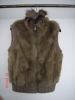 rabbit fur waistcoat