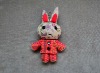 rabbit shape fabric toy,mini toy