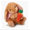 rabbit soft plush toy with carrot for gifts
