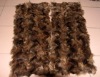 raccoon dog front leg fur plate