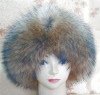 raccoon fur hat