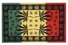 rasta printed bedspreads