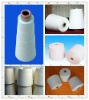 raw white 40s virgin polyester spun yarn for weaving