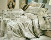 rayon or cotton/polyester  jacquard bedding set / fabric