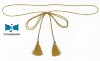 rayon tassel with elastic cord used in table decorations