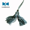 rayon tassel with twisted cord and bead