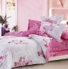 reactive colorful flower bedding set