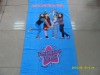 reactive printed beach towel