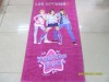 reactive printed beach towel