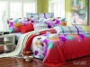 reactive printed cotton bedding set/fabric