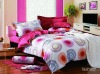 reactive printed cotton bedding set/fabric