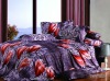 reactive printed cotton bedding set/fabric