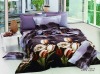 reactive printed cotton bedding set/fabric