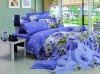 reactive printed cotton bedding set/fabric