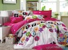 reactive printed cotton bedding set/fabric