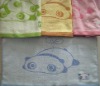 reactive printing animal batch towel