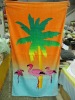 reactive printing beach towel