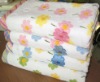 reactive printing flower batch towel