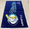 reactive printing velour beach towel